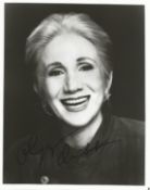 Actress Olympia Dukakis signed 10x8 black and white photo. Olympia Dukakis was an American