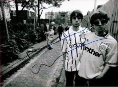 Noel Gallagher signed 12x8 black and white photo. Noel Thomas David Gallagher (born 29 May 1967)