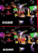 Oasis Band collection two signed 6x4 colour promo photos signed by Andy Bell and Gem Archer. Good