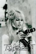 Brigitte Bardot and signed 12x8 black and white photo. Brigitte Anne-Marie Bardot ( born 28