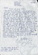 Reg Kray signed ALS dated 21st March 1994 interesting content to a tailor in which he orders various