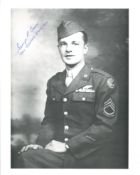 WW2 Hiroshima veteran 8x10 photo signed by Robert Caron (October 31, 1919 - June 3, 1995) who was