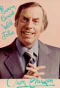 Larry Grayson signed 5x3 colour photo dedicated. Larry Grayson (31 August 1923 - 7 January 1995),