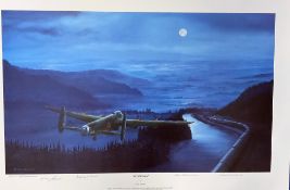 John Rutherford Multi Signed Artist Proof 4/50 Colour 27x18 Print titled Retribution Handsigned in