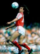 Charlie Nicholas signed Arsenal 8x6 colour photo. Charles Nicholas (born 30 December 1961) is a