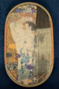 The Bradford exchange Gustav Klimt number A1684 Lebensfluss plate Certificate of authenticity