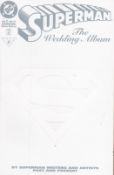 Margot Kidder (Lois Lane-Superman) Signed Superman The Wedding Album. Signed on first page with blue