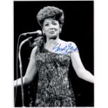 Dame Shirley Bassey signed 8x6 black and white photo. Dame Shirley Veronica Bassey, DBE ( born 8