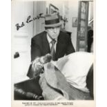 Burt Lancaster signed 10x8 black and white vintage promo photo. Burton Stephen Lancaster (November