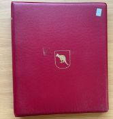 Stanley Gibbons Commonwealth of Australia Album with over 150 Stamps, has pictures and information