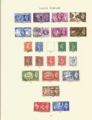 GB used Stamps, Stanley Gibbons New Age Windsor Loose-Leaf Stamp Album with Stanley Gibbons Stamp