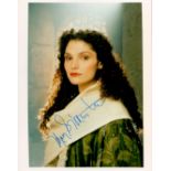 Mary Elizabeth Mastrantonio signed 10x8 colour photo. Mary Elizabeth Mastrantonio (born November 17,