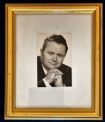 Harry Secombe 12x10 overall framed and mounted black and white photo. Good condition. All autographs