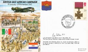Eric Wilson Vc (1912-2008) Signed First Day Cover. Good condition. All autographs come with a