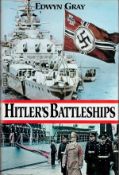 Hitlers Battleships by Edwyn Gray Revised Edition Hardback Book 1999 published by Leo Cooper (Pen