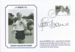 Spurs Legend Jimmy Greaves signed A Tribute to Danny Blanchflower commemorative FDC PM Sporting