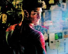 Andrew Garfield signed Spiderman 10x8 colour photo. Andrew Russell Garfield (born 20 August 1983) is