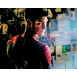 Andrew Garfield signed Spiderman 10x8 colour photo. Andrew Russell Garfield (born 20 August 1983) is