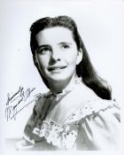 Margaret OBrien signed 10x8 black and white photo. Margaret OBrien (born Maxine OBrien and also