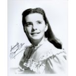 Margaret OBrien signed 10x8 black and white photo. Margaret OBrien (born Maxine OBrien and also