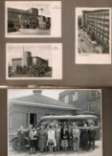 Scrapbook Relating to Philips Electrical Company from an Employee with Black and White Photos