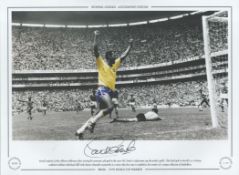 Carlos Alberto 16x12 handsigned colour, Black and white photo, Autographed Editions, Limited