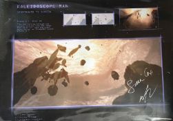 Kaleidoscope Man Signed Movie Scene Poster, Storyboard to Screen, Scene 1 Shot 3B. Signed in