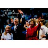 Jimmy and Rosalynn Carter signed 6x4 colour photo. James Earl Carter Jr. (born October 1, 1924) is