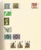GB used Stamps, Stanley Gibbons British West India Stamp Album with approx 200 GB Stamps from