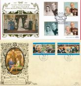 2 Royal Golden Wedding 1947-1997 Benhams Covers. One Cover The Golden Wedding Anniversary, 4 Royal