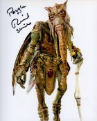 Richard Stride signed Star Wars Poggle 10x8 colour photo. Good condition. All autographs come with a