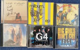 6 Signed CDs Including The East Coast Boys (Big Girls Don't Cry) Disc Included, Heidi Talbot (The