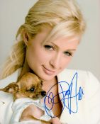 Paris Hilton signed 10x8 colour photo. Paris Whitney Hilton (born February 17, 1981) is an