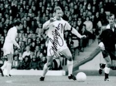 John McGovern signed 8x6 Leeds United black and white photo. John Prescott McGovern (born 28 October