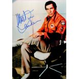 Martin Landau signed Mission Impossible 10x8 colour photo. American actor, acting coach, producer,