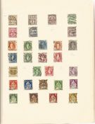 Switzerland Stamps approx 270 Mint and Used Helvetia Stamps in an old Crown loose leaf Album from