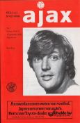 Offical Ajax vs Manchester United Vintage Programme 15th September 1976. Good condition. All