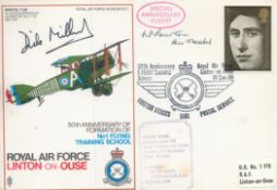 Air Marshal Sir Harry Burton KCB CBE DSO Signed Bristol F2B 50th Anniversary of Formation of No1