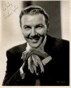 Preston Foster signed 10x8 black and white vintage photo. Good condition. All autographs come with a