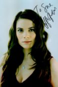 Hayley Atwell signed 12x8 colour photo dedicated. Hayley Elizabeth Atwell (born 5 April 1982) is a