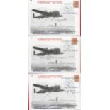 3 Signed To Commemorate the 40th Anniversary of Operation Manna FDCs. LA9. Picture shows