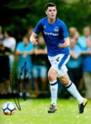 Michael Keane signed 12x8 Everton colour photo. Michael Vincent Keane (born 11 January 1993) is an