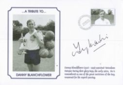 Spurs Legend Tony Marchi signed A Tribute to Danny Blanchflower commemorative FDC PM Sporting