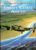 Wng Cmdr Guy Gibson VC, DSO, DFC Book Titled Enemy Coast Ahead Signed on first insert page by the