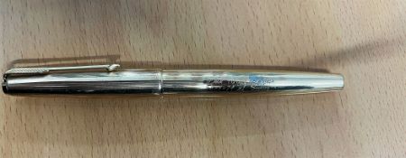 A Gold Fountain Pen Honoured to Pele for scoring 1000 Goals. Inscribed with Pele 1000 Fagas 28-1-