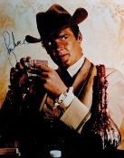 Roger Moore signed Maverick 10x8 colour photo. Sir Roger George Moore KBE (14 October 1927 - 23