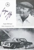 Eugen Bohringer (1922-2013) Signed Racing Driver Promo Photo. Good condition. All autographs come