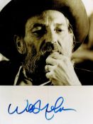 Willie Nelson signed 7x5 sepia vintage photo. Willie Hugh Nelson (born April 29, 1933) is an