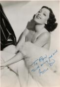 Ellen Drew signed 12x8 vintage black and white photo. Ellen Drew (born Esther Loretta Ray;