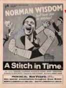 Norman Wisdom (1915-2010) Comedy Actor Signed "A Stitch In Time" 8x11 Picture. Good condition. All